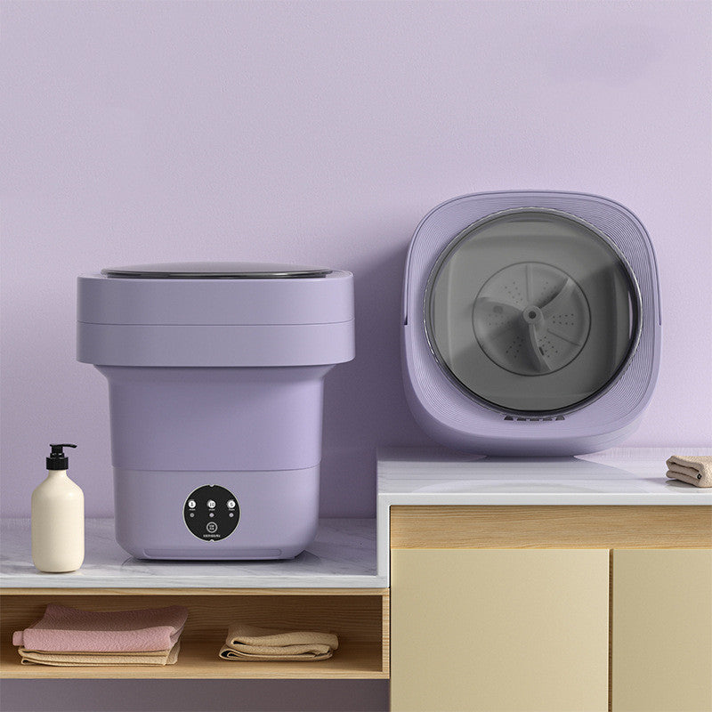 Mini Foldable Washing Machine Portable 3 Models With Spinning Dry Gadgets