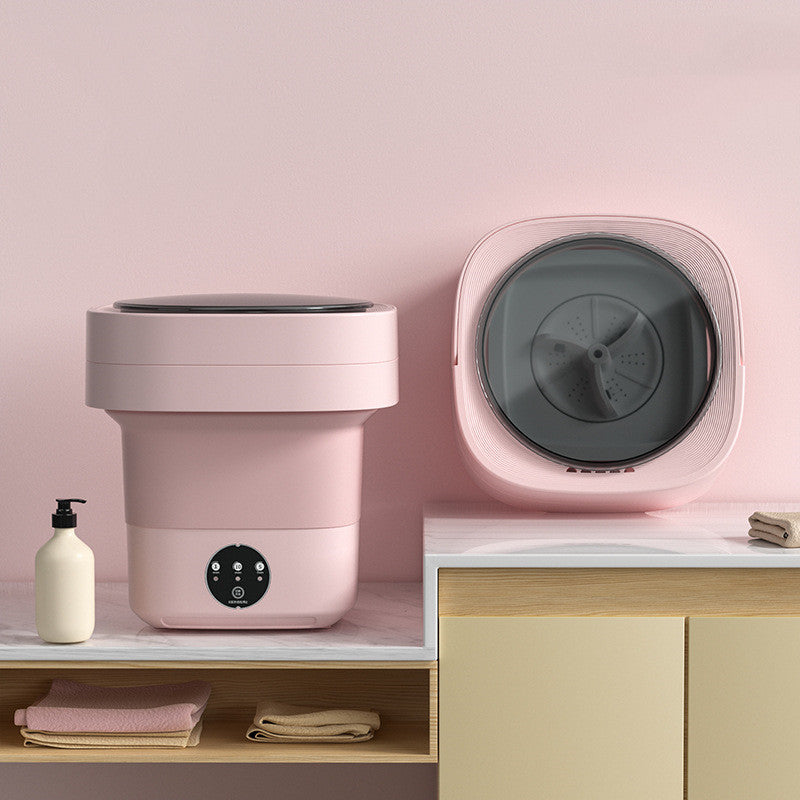 Mini Foldable Washing Machine Portable 3 Models With Spinning Dry Gadgets