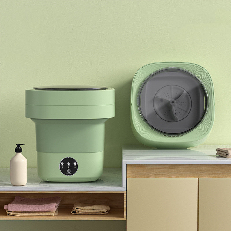 Mini Foldable Washing Machine Portable 3 Models With Spinning Dry Gadgets