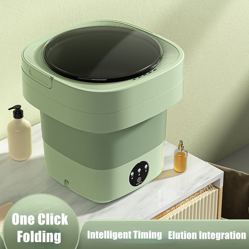 Mini Foldable Washing Machine Portable 3 Models With Spinning Dry Gadgets
