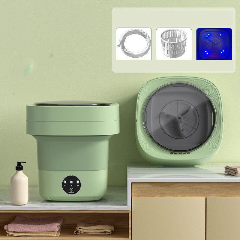 Mini Foldable Washing Machine Portable 3 Models With Spinning Dry Gadgets