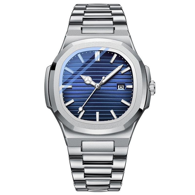 2025 High-end Fashion Business Ultra-thin Swiss Counter Steel Belt Waterproof Luminous Watch Men&#039;s Live Foreign Trade Explosions